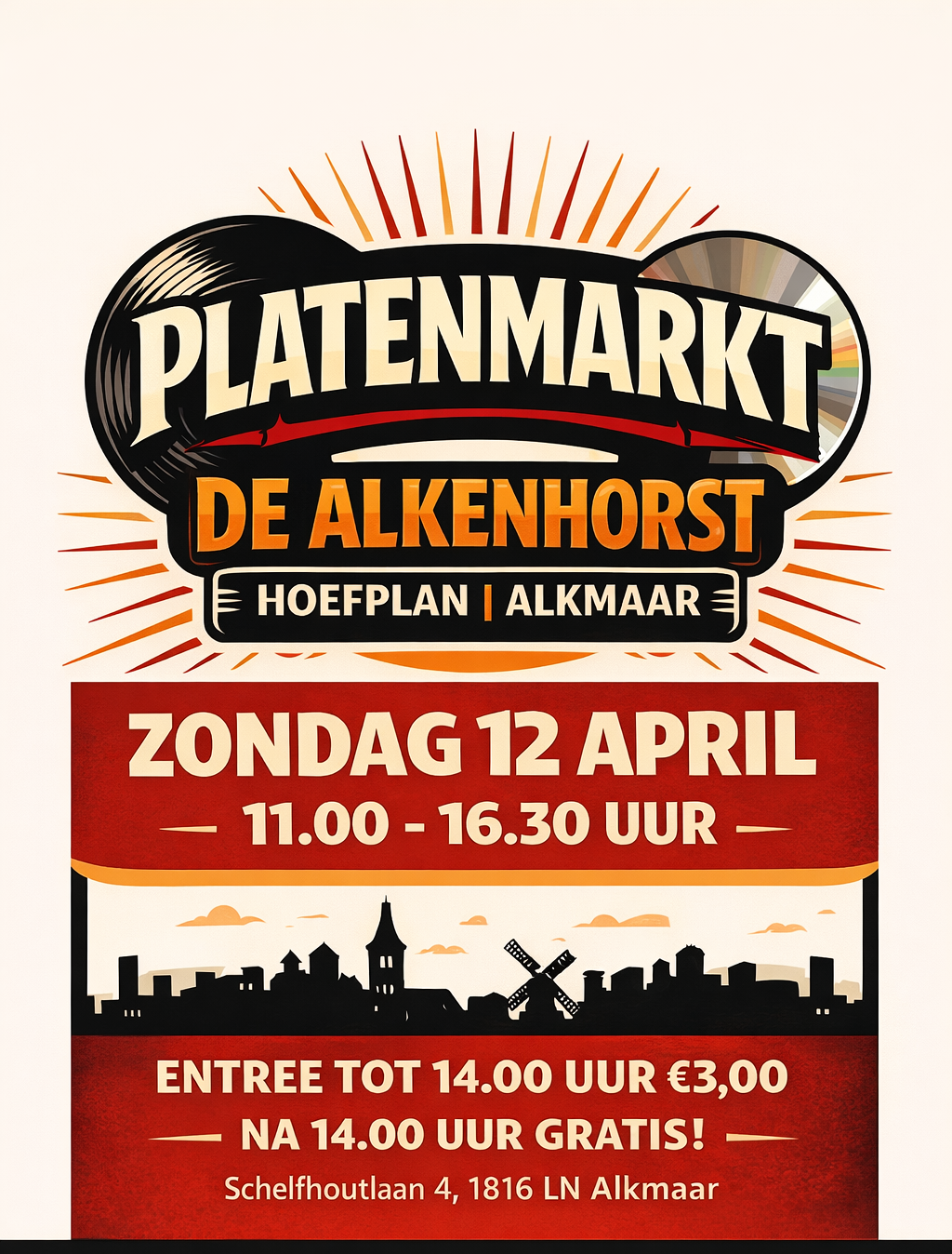 Platenbeurs Hoefplan in Alkmaar