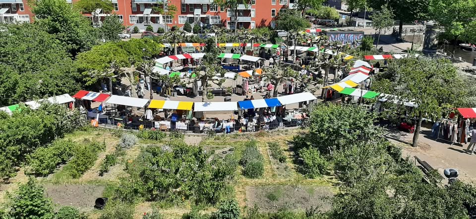 Buurtmarkt Nicolaas Beetsplantsoen Amsterdam – 30 mei 2026