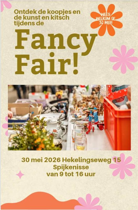 Fancy Fair Felicitaskerk Spijkenisse – 30 mei 2026