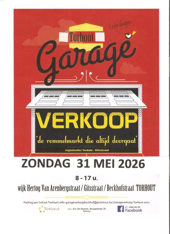 Garageverkoop Torhout – 31 mei 2026