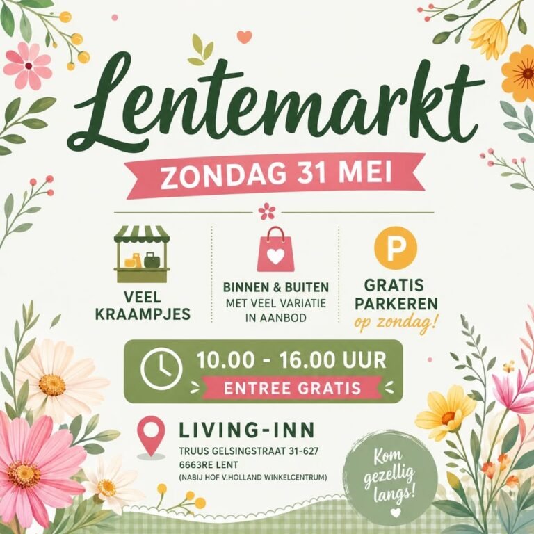Lentemarkt Lent – 31 mei 2026