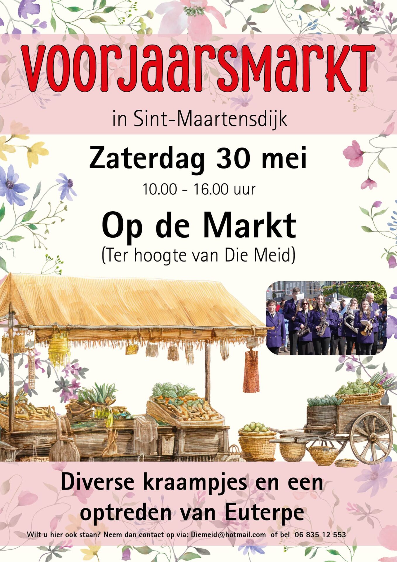 Voorjaarsmarkt 30 mei, Sint-Maartensdijk
