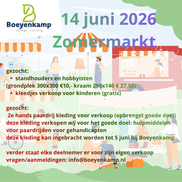 Zomermarkt Cornwerd – 14 juni 2026