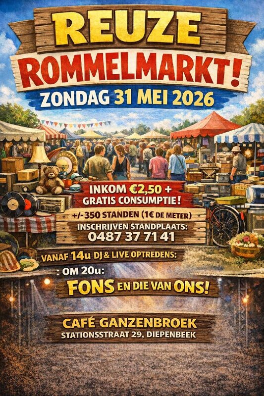 rommelmarkt Diepenbeek