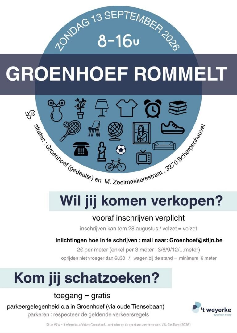 Groenhoef Rommelt in Scherpenheuvel – 13 september 2026