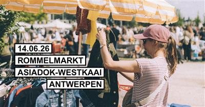 Rommelmarkt Asiadok-Westkaai Antwerpen – 14 juni 2026