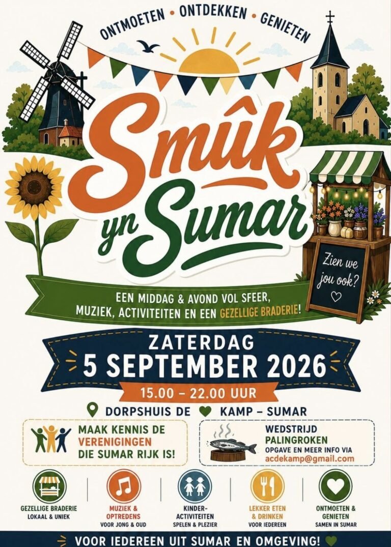 Smûk yn Sumar in Sumar – 5 september 2026