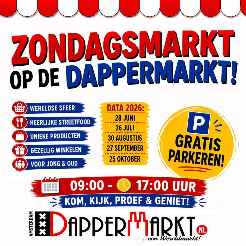 zondagsmarkt dappermarkt