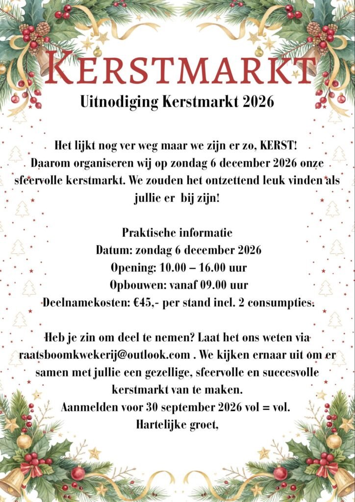 Kerstmarkt Achtmaal – 6 december 2026
