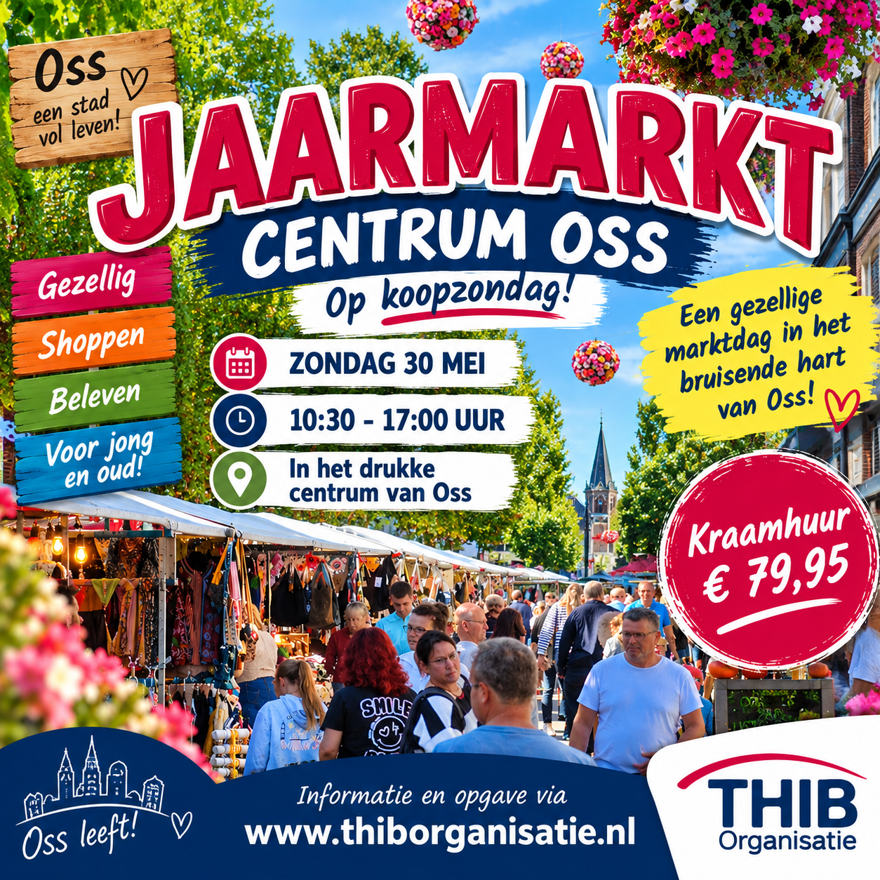 Jaarmarkt Centrum Oss – 30 mei 2027